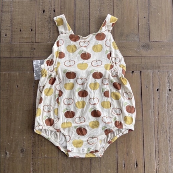 Kate Quinn golden apple bamboo romper nwt - Picture 1 of 5